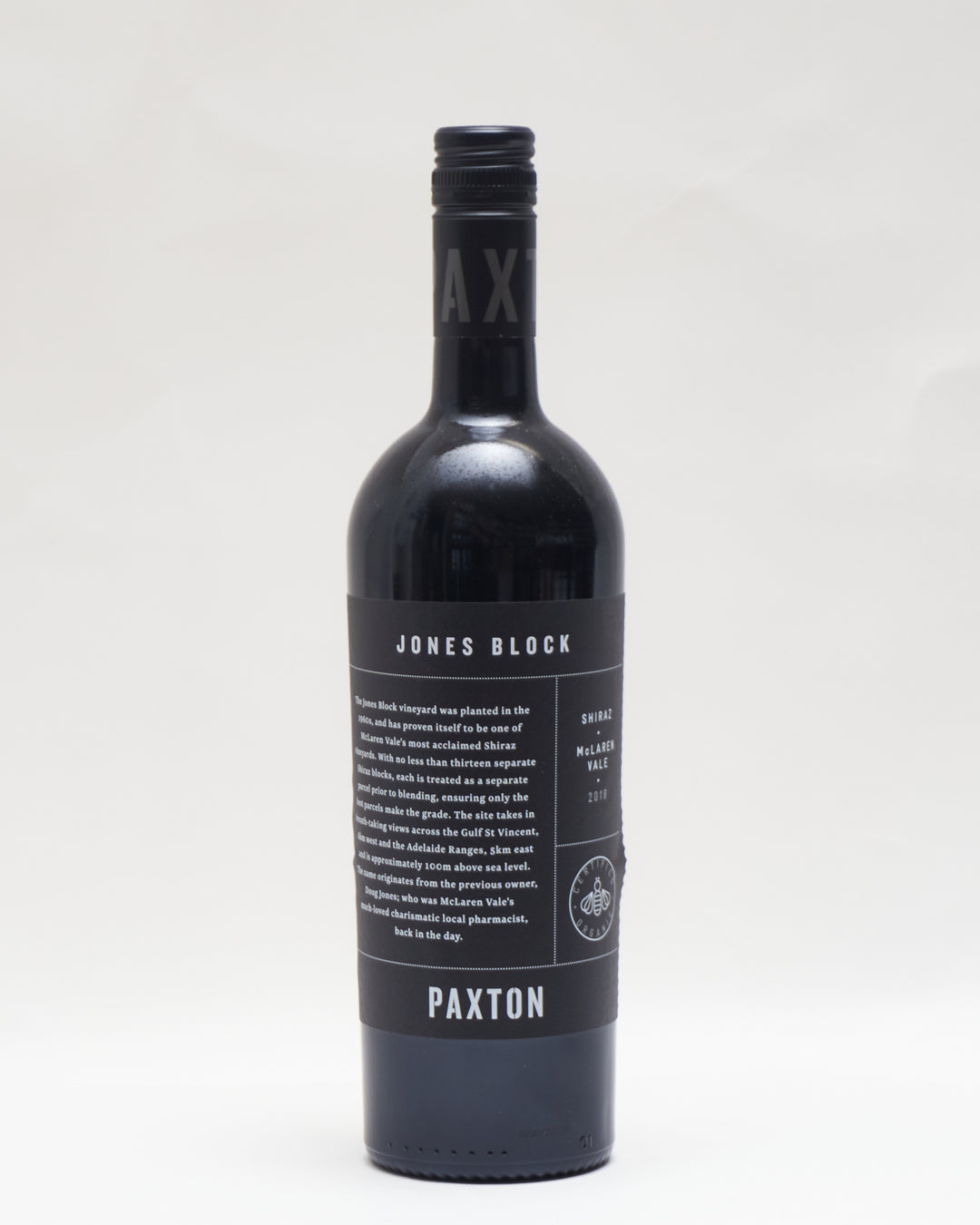Paxton 'Jones Block' Single Vineyard Shiraz 2018
