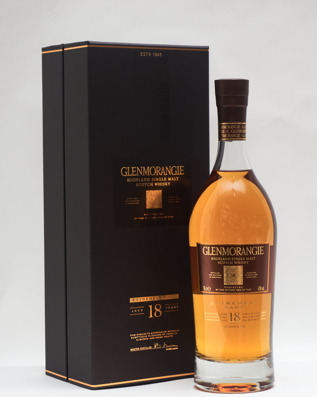 Glenmorangie 18 Year Old Extremely Rare Single Malt Whisky