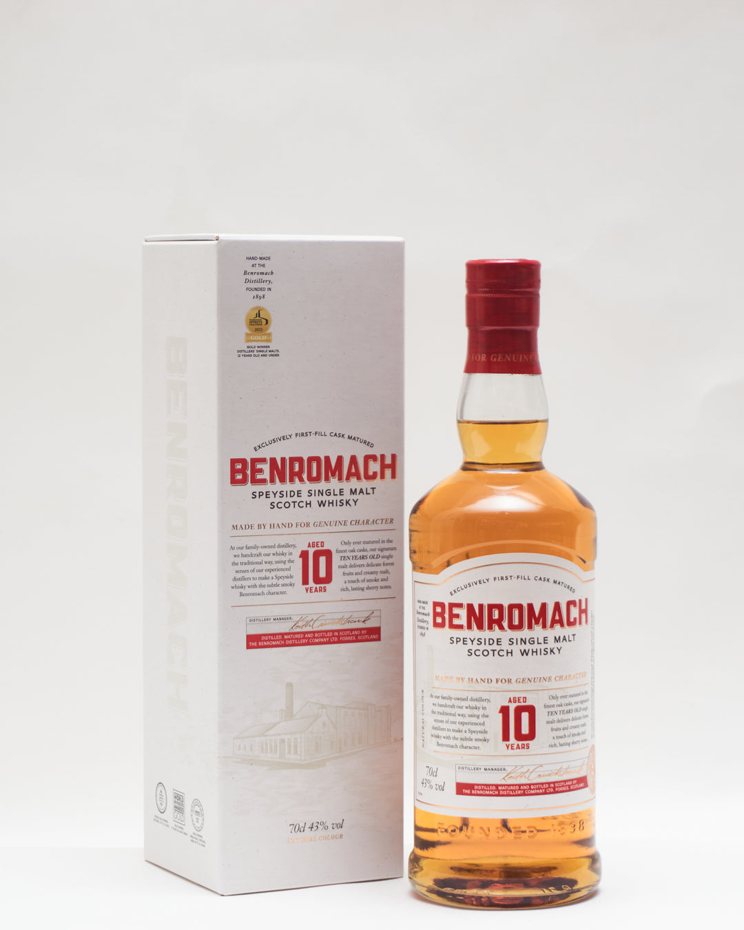 Benromach 10 Year Old Single Malt Whisky